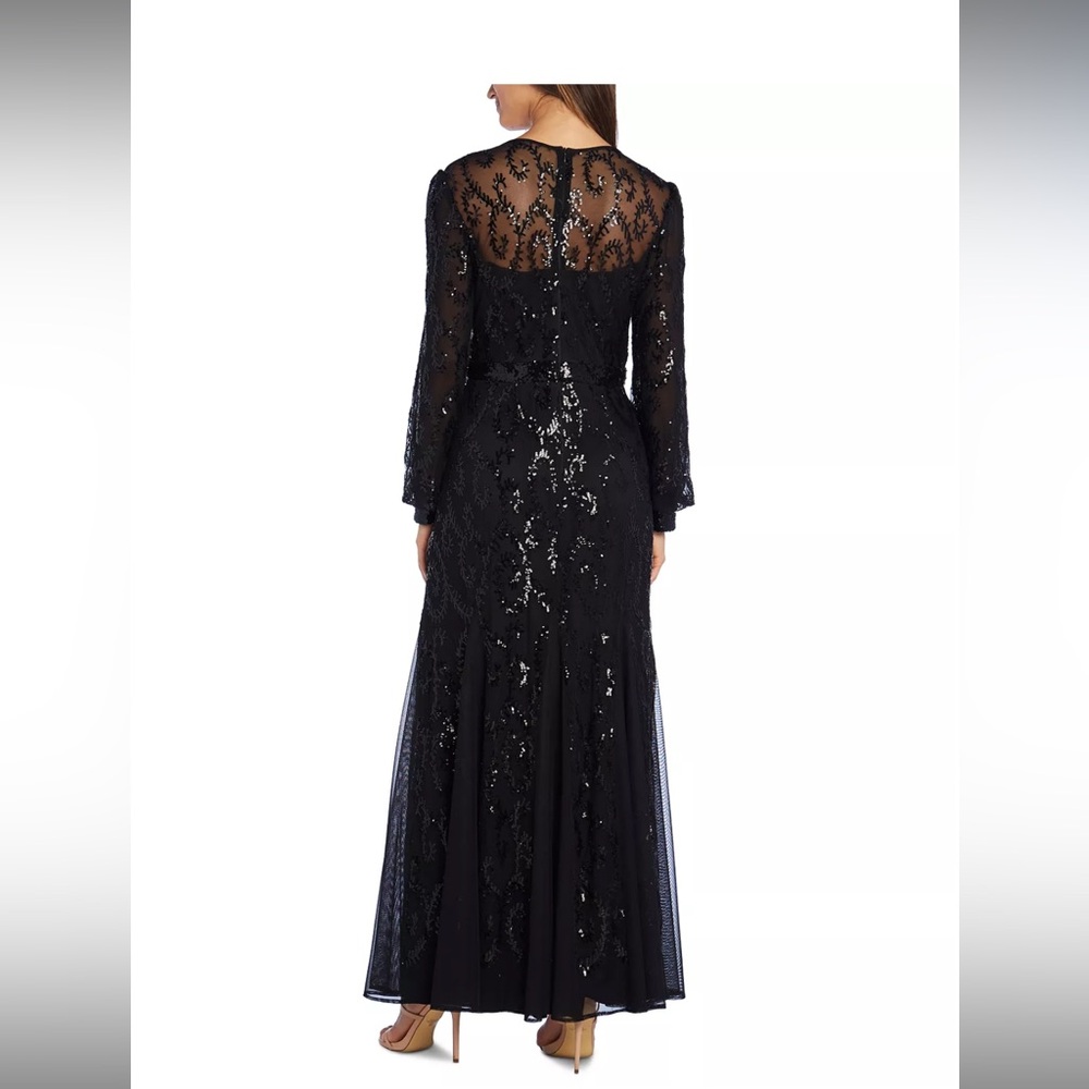 Sequined ball gown